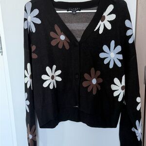 NWT Laundry Daisy Cardigan Sweater